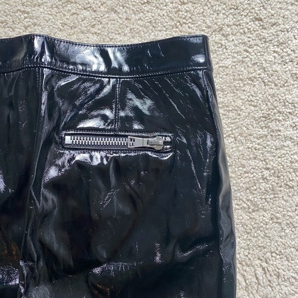 NEVER WORN URBAN OUTFITTERS SHINY LEATHER PANTS - Picture 5 of 6